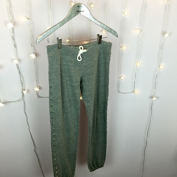 Monrow Studded Sweatpants (worn once) - Picture 6 of 8